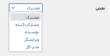 نقش های کاربری مختلف در وردپرس | بیاتم